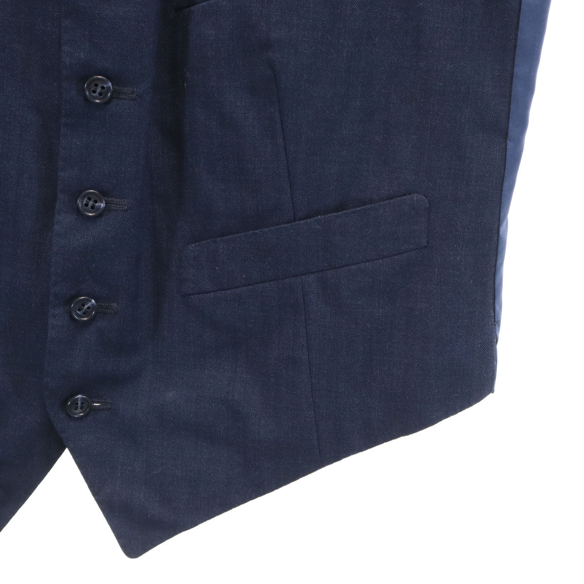 英國屋 エイコクヤ スーツ 上下 セットアップ ネイビー メンズ