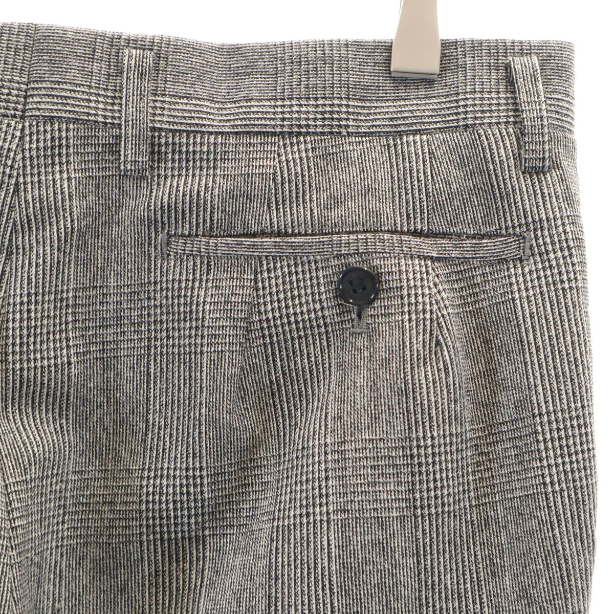 LANVIN ランバン グレンチェック テーラードジャケット 上下 セットアップ M グレー メンズ