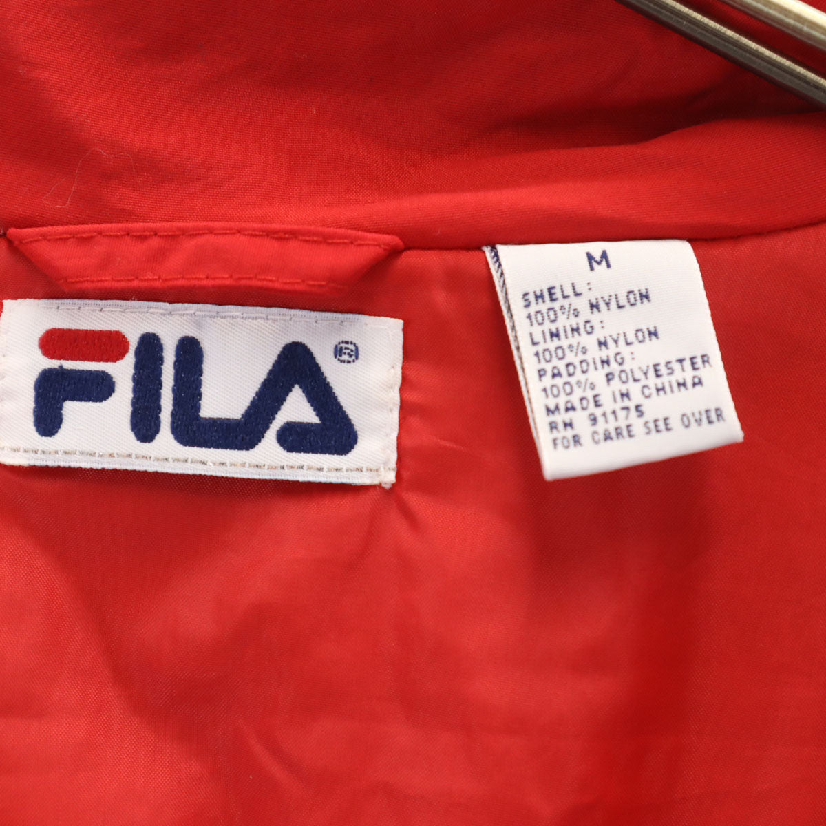 FILA フィラ 90s オールド 中綿ジャケット M ネイビー メンズ