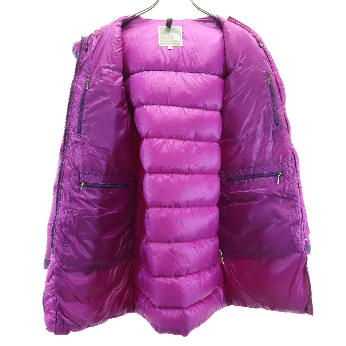 THE NORTH FACE ザノースフェイス ダウンジャケット S パープル系 アウトドア NDW18903 レディース