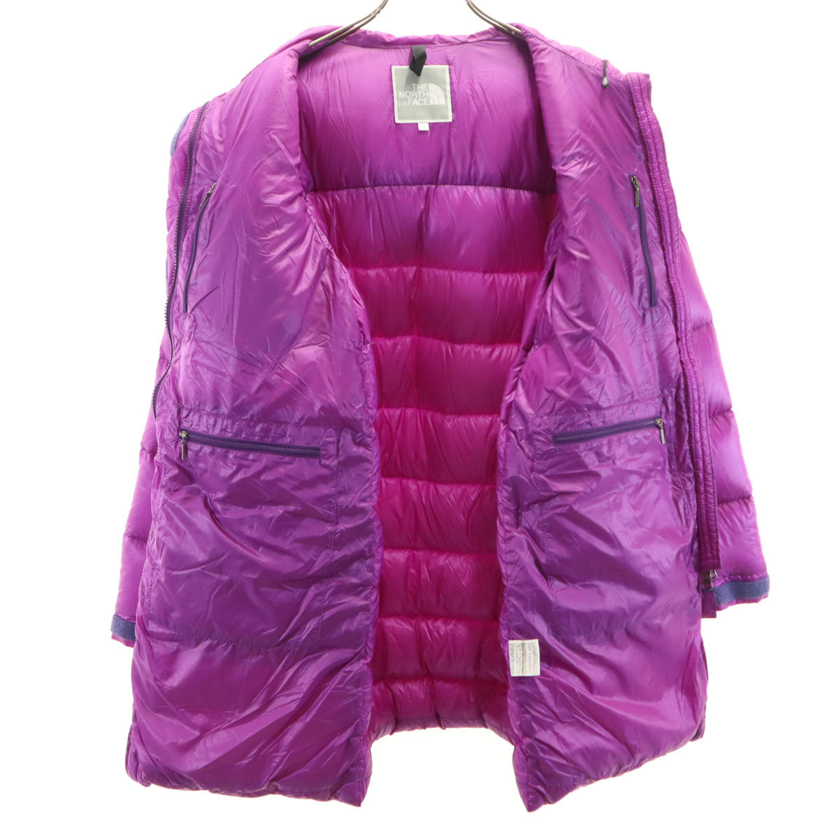 THE NORTH FACE ザノースフェイス ダウンジャケット S パープル系 アウトドア NDW18903 レディース