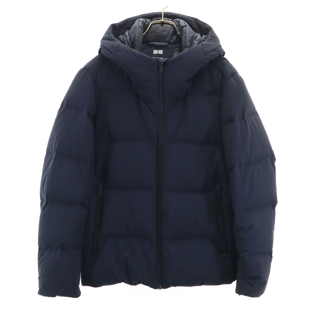 UNIQLO ユニクロ シームレス ダウンパーカー M ネイビー メンズ