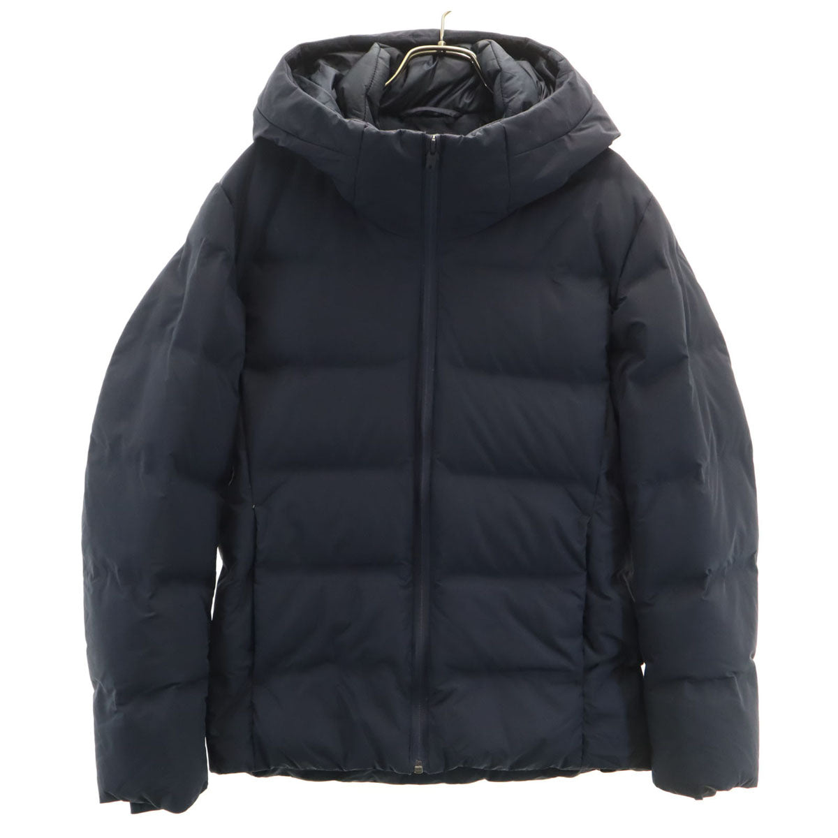 UNIQLO ユニクロ シームレス ダウンパーカー S 濃紺 3Dカット メンズ