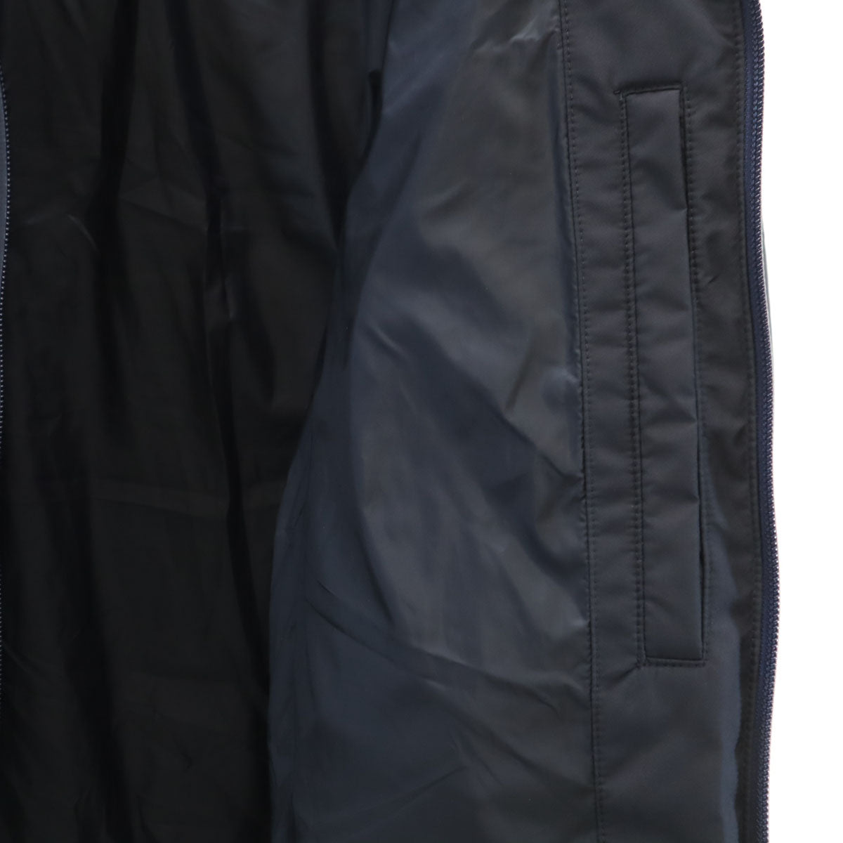 UNIQLO ユニクロ シームレス ダウンパーカー S 濃紺 3Dカット メンズ