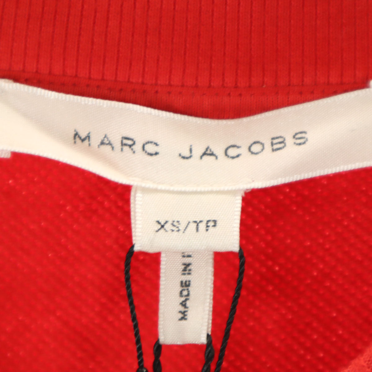 未使用 MARC JACOBS マークジェイコブス イタリア製 スパンコール ミッキーマウス 長袖 スウェット トレーナー XS レッド レディース