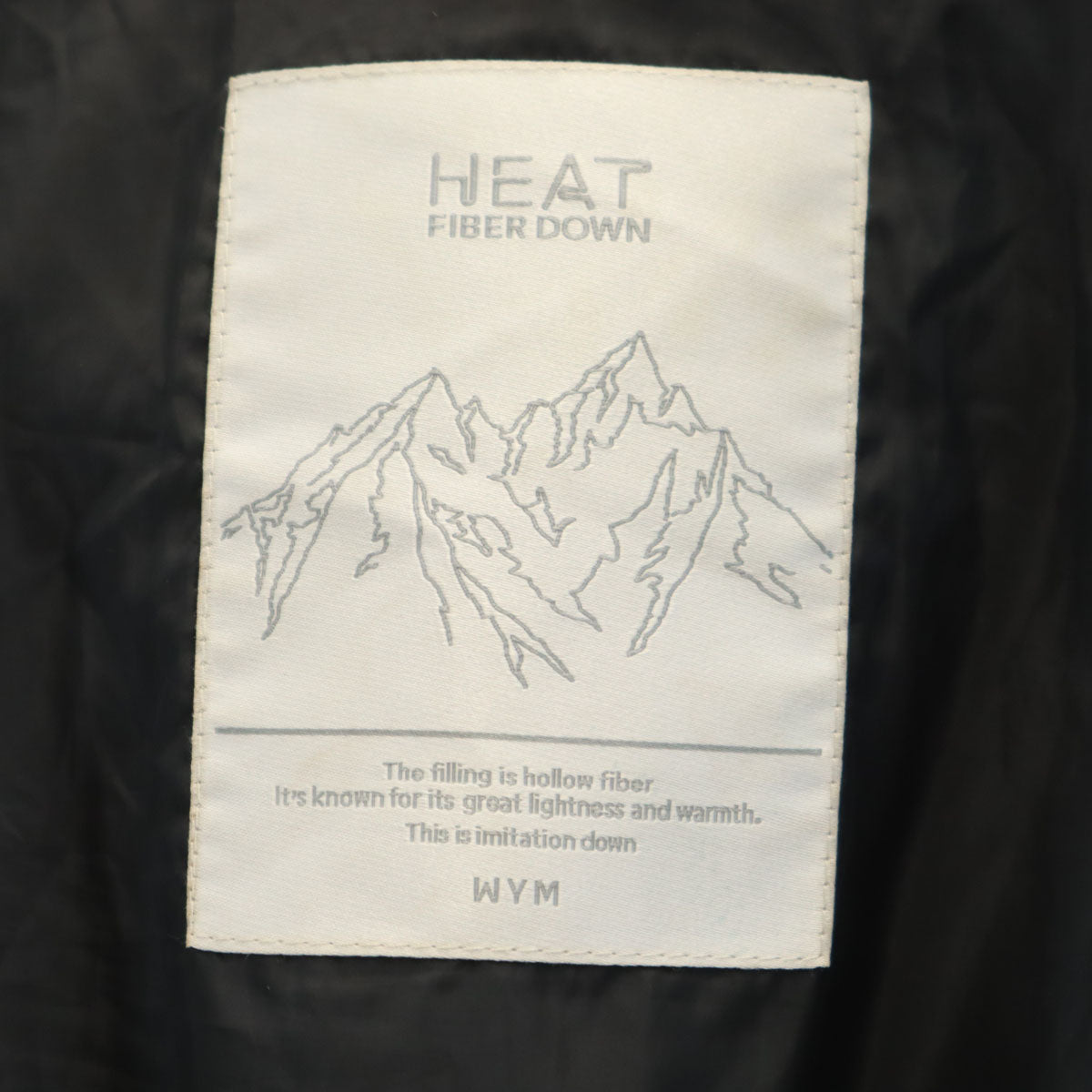 WYM ウィム ダウンジャケット L ブラック メンズ