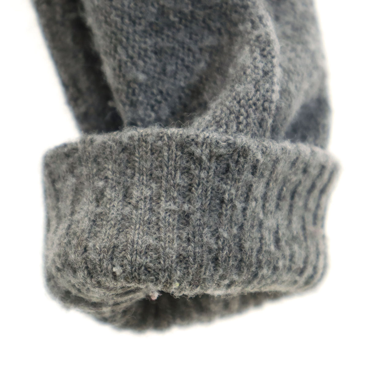 Virgin Orlon Acrylic 70s ヴィンテージ 長袖 ニットカーディガン グレー メンズ