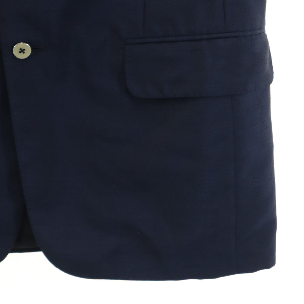 Ermenegildo Zegna エルメネジルドゼニア イタリア製 テーラードジャケット 46 ネイビー メンズ