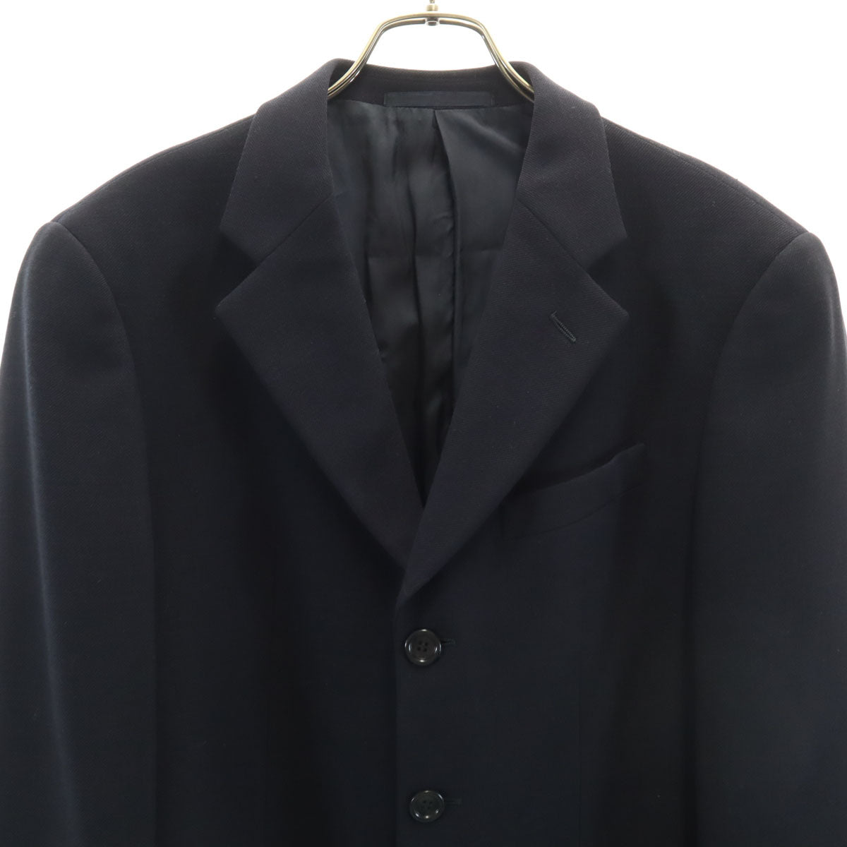 ARMANI COLLEZIONI アルマーニ コレツィオーニ イタリア製 テーラードジャケット 48 ネイビー系 レディース