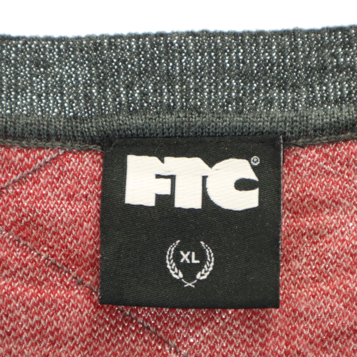 FTC エフティーシー 長袖 Vネック セーター XL グレー メンズ