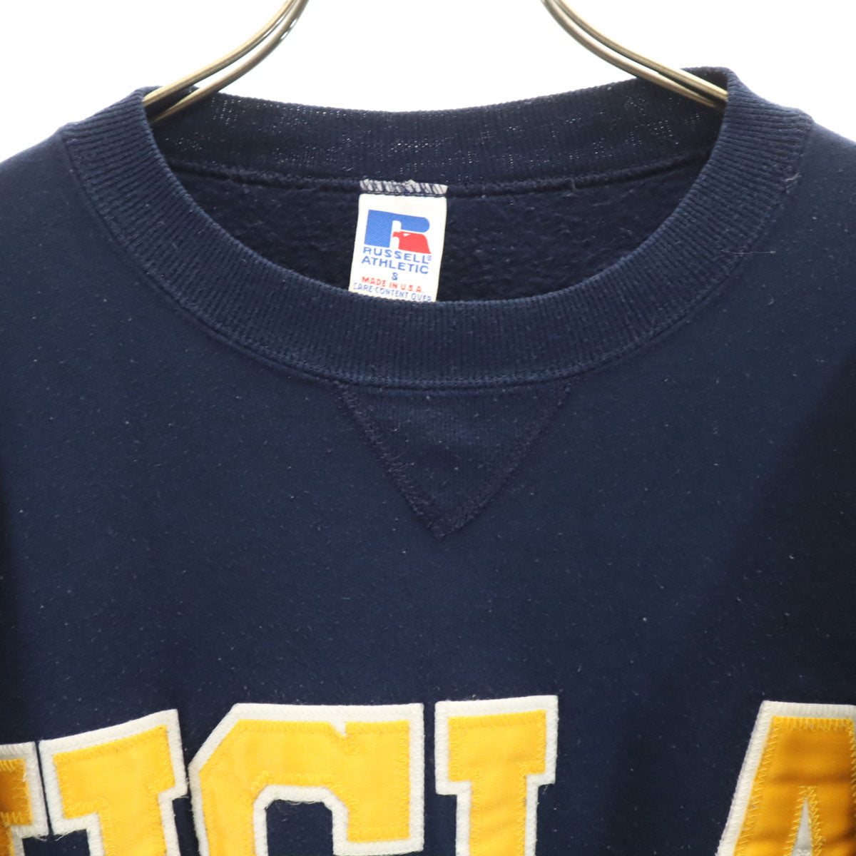 RUSSELL ATHLETIC ラッセルアスレチック 90s USA製 オールド UCLA 長袖 スウェット トレーナー S ネイビー メンズ