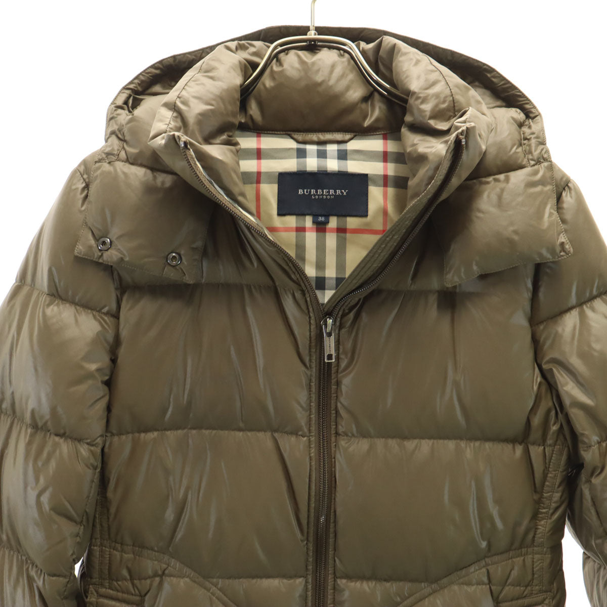 BURBERRY LONDON バーバリーロンドン ダウンジャケット 38 ブラウン系 三陽商会 レディース