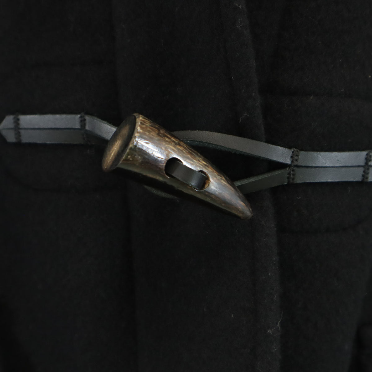 美品 Gloverall グローバーオール イングランド製 ダッフルコート M ブラック メンズ