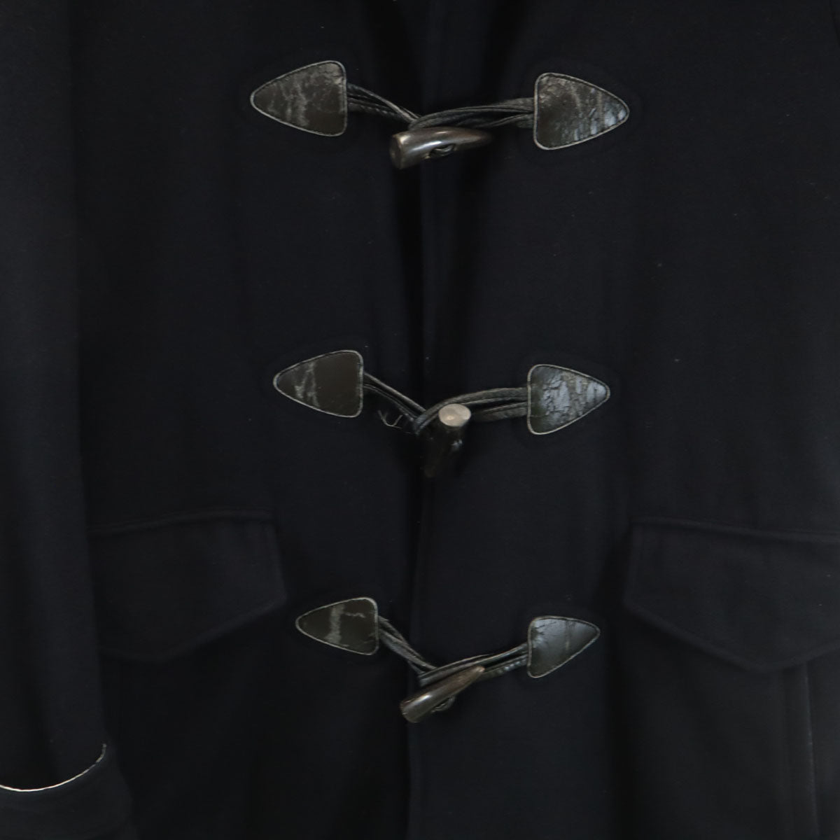 BURBERRY BLACK LABEL バーバリーブラックレーベル ダッフルコート L ネイビー系 三陽商会 メンズ