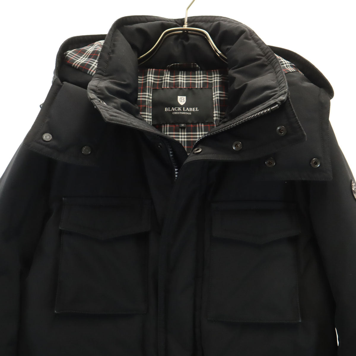 BLACK LABEL CRESTBRIDGE ブラックレーベルクレストブリッジ ダウンジャケット M ブラック 三陽商会 メンズ