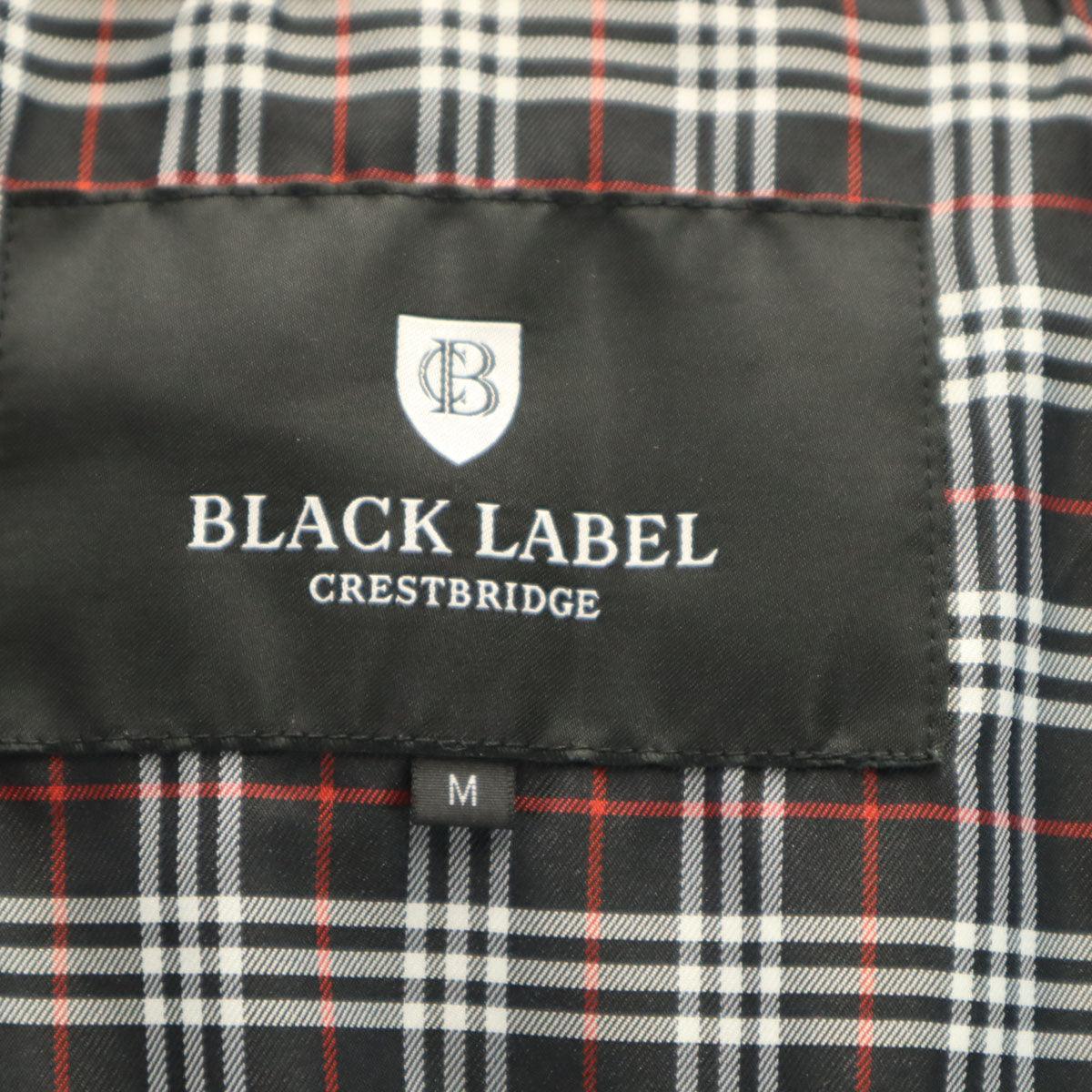 BLACK LABEL CRESTBRIDGE ブラックレーベルクレストブリッジ ダウンジャケット M ブラック 三陽商会 メンズ