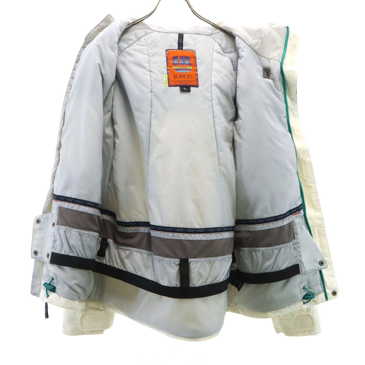 BURTON バートン スノーボード ダウンジャケット L ホワイト系 メンズ