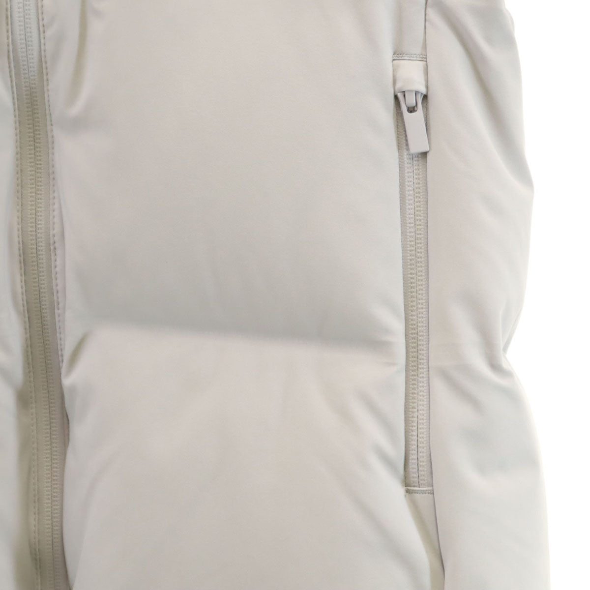 UNIQLO ユニクロ ストレッチシームレス ダウンコート L グレー系 レディース