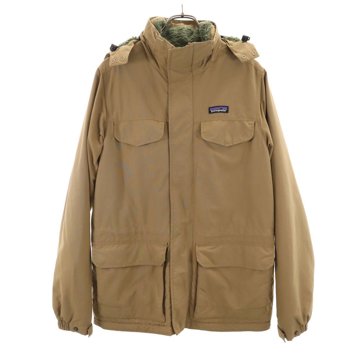 patagonia パタゴニア 中綿ジャケット S ベージュ 27021 アウトドア 裏フリース メンズ