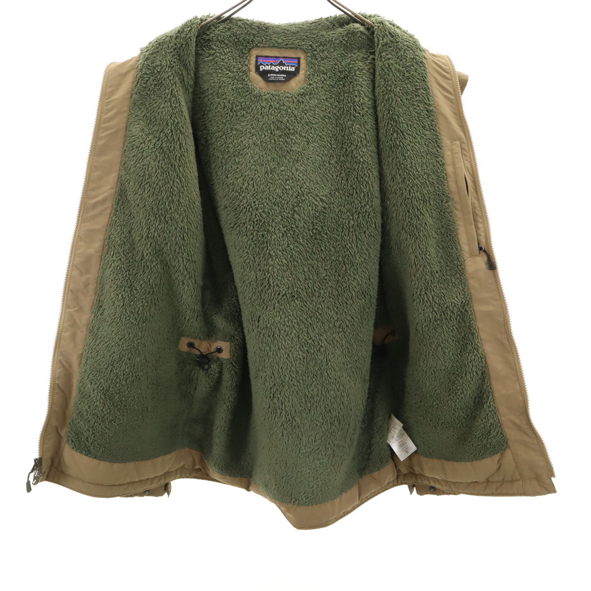 patagonia パタゴニア 中綿ジャケット S ベージュ 27021 アウトドア 裏フリース メンズ