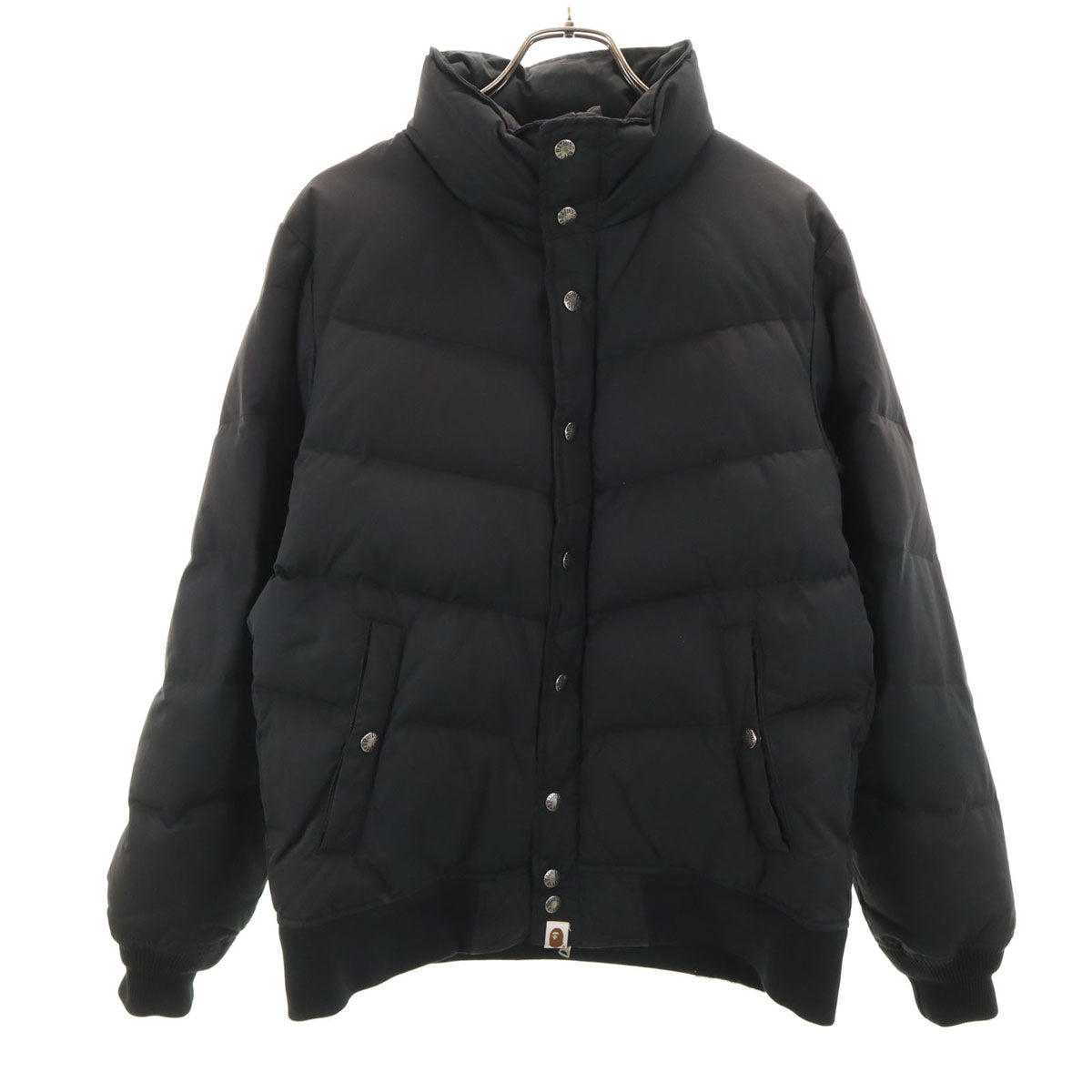 BAPE ベイプ ダウンジャケット M ブラック メンズ