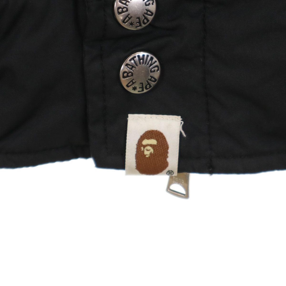 BAPE ベイプ ダウンジャケット M ブラック メンズ
