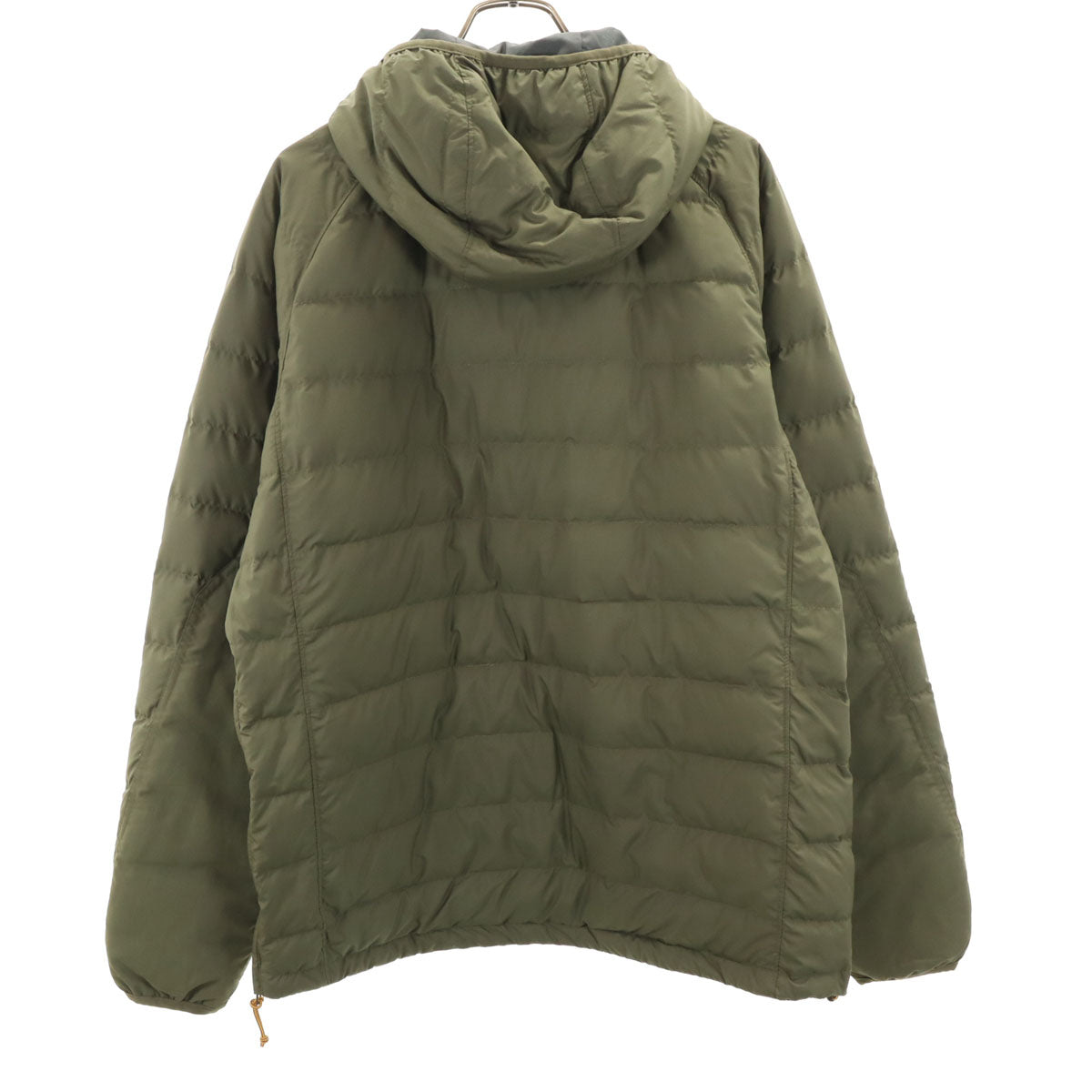 美品 L.L.Bean エルエルビーン ハーフジップ ダウンジャケット M カーキ メンズ