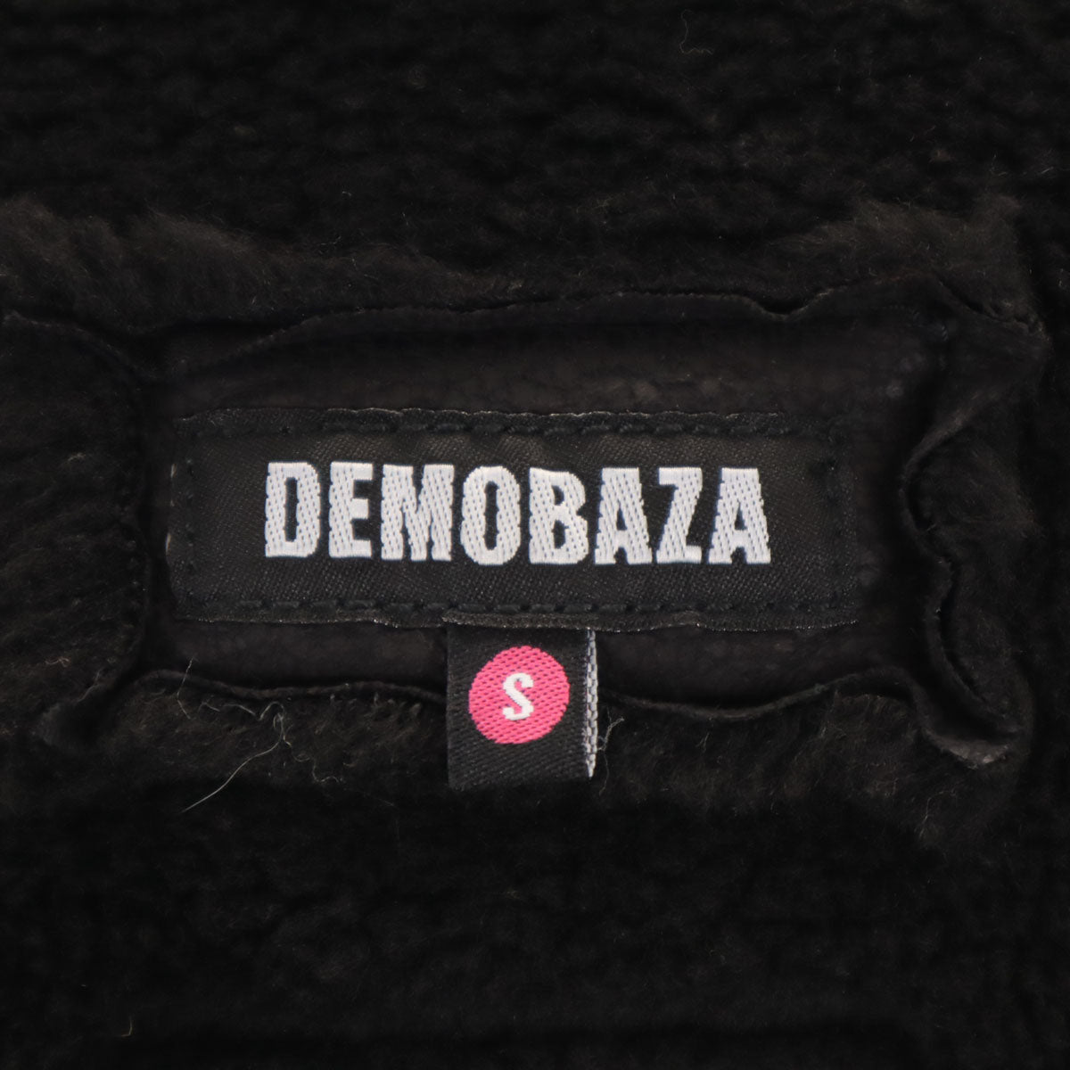 美品 DEMOBAZA デモバザ ジャケット S ブラック レディース
