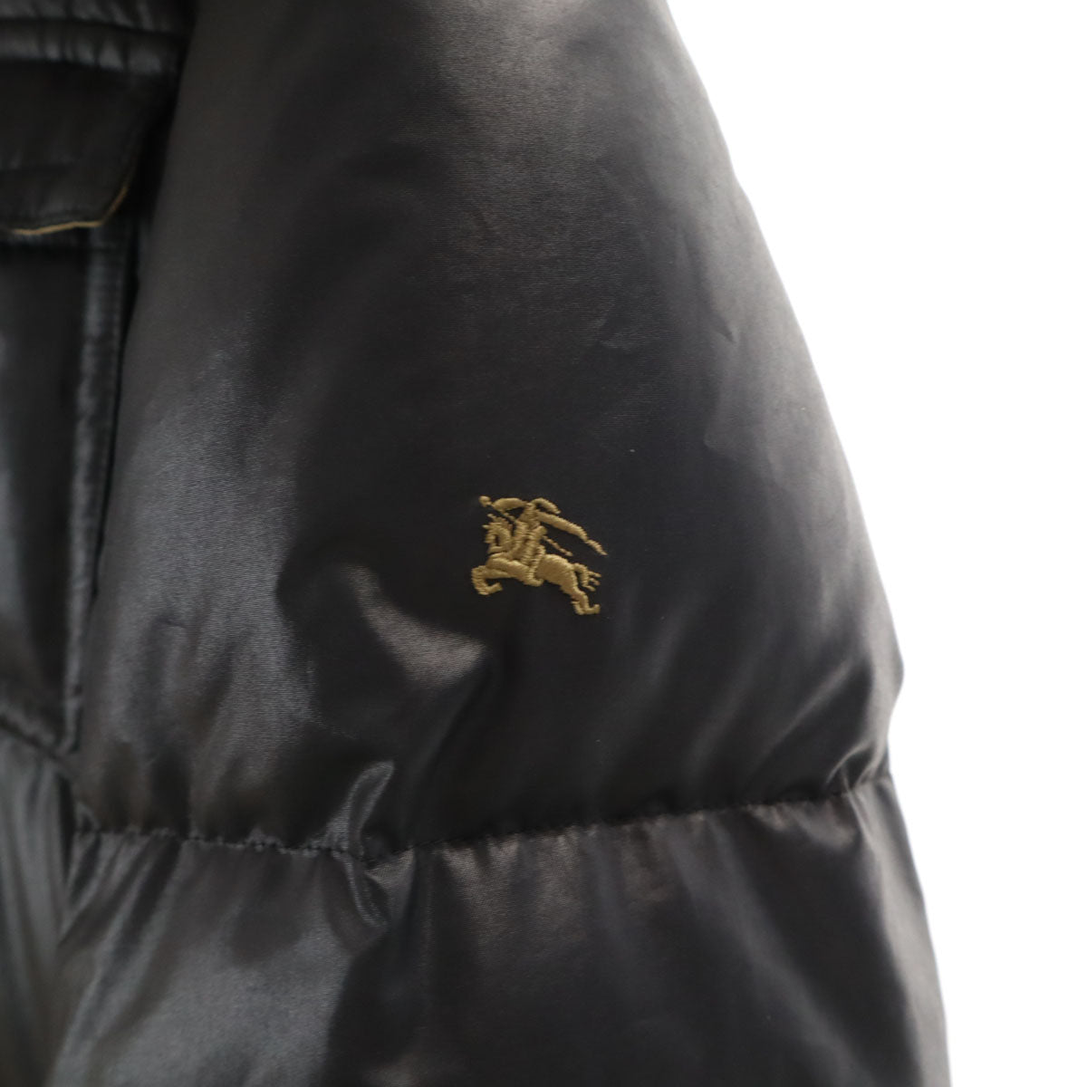 BURBERRY BLACK LABEL バーバリーブラックレーベル ダウンジャケット M ブラック 三陽商会 メンズ