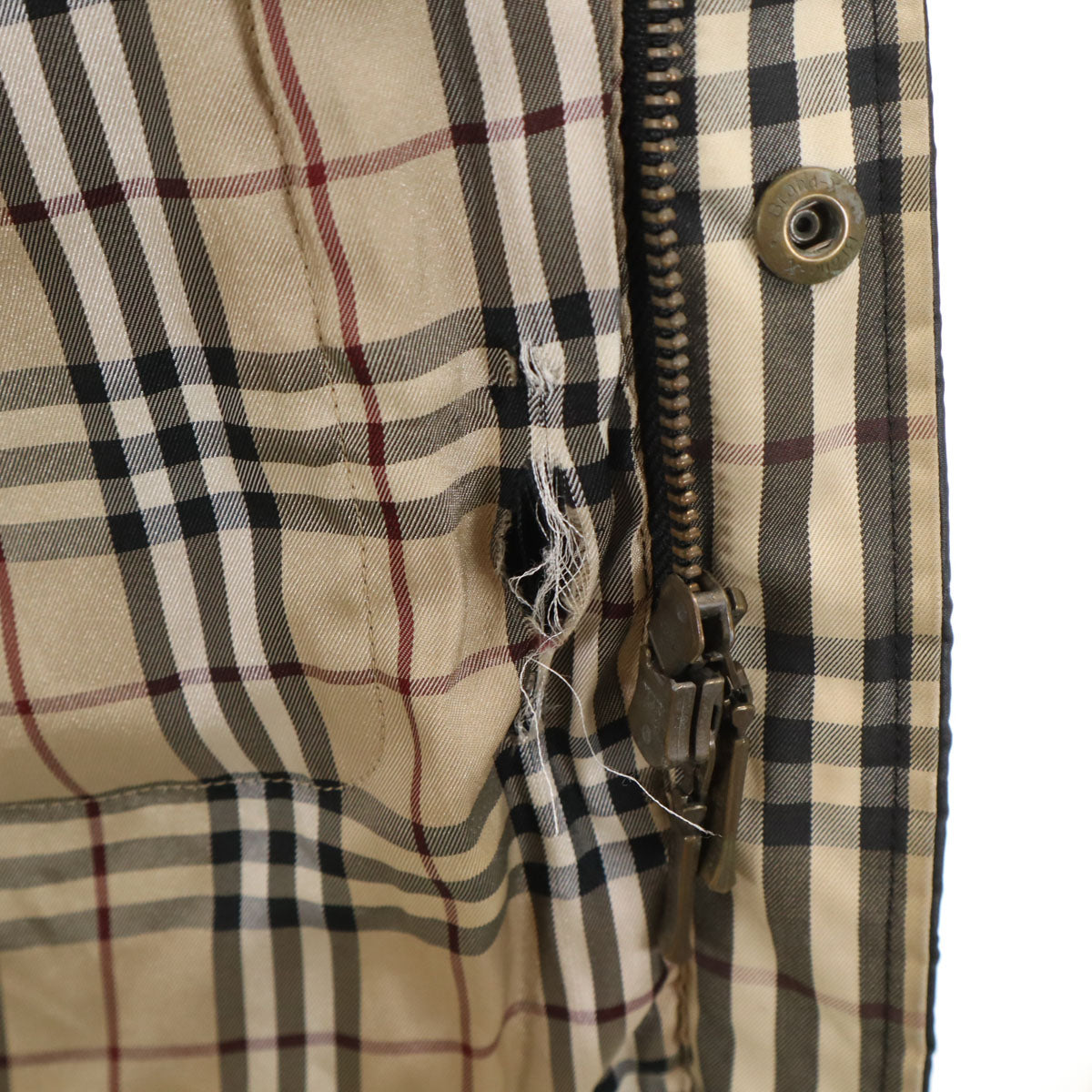 BURBERRY BLACK LABEL バーバリーブラックレーベル ダウンジャケット M ブラック 三陽商会 メンズ