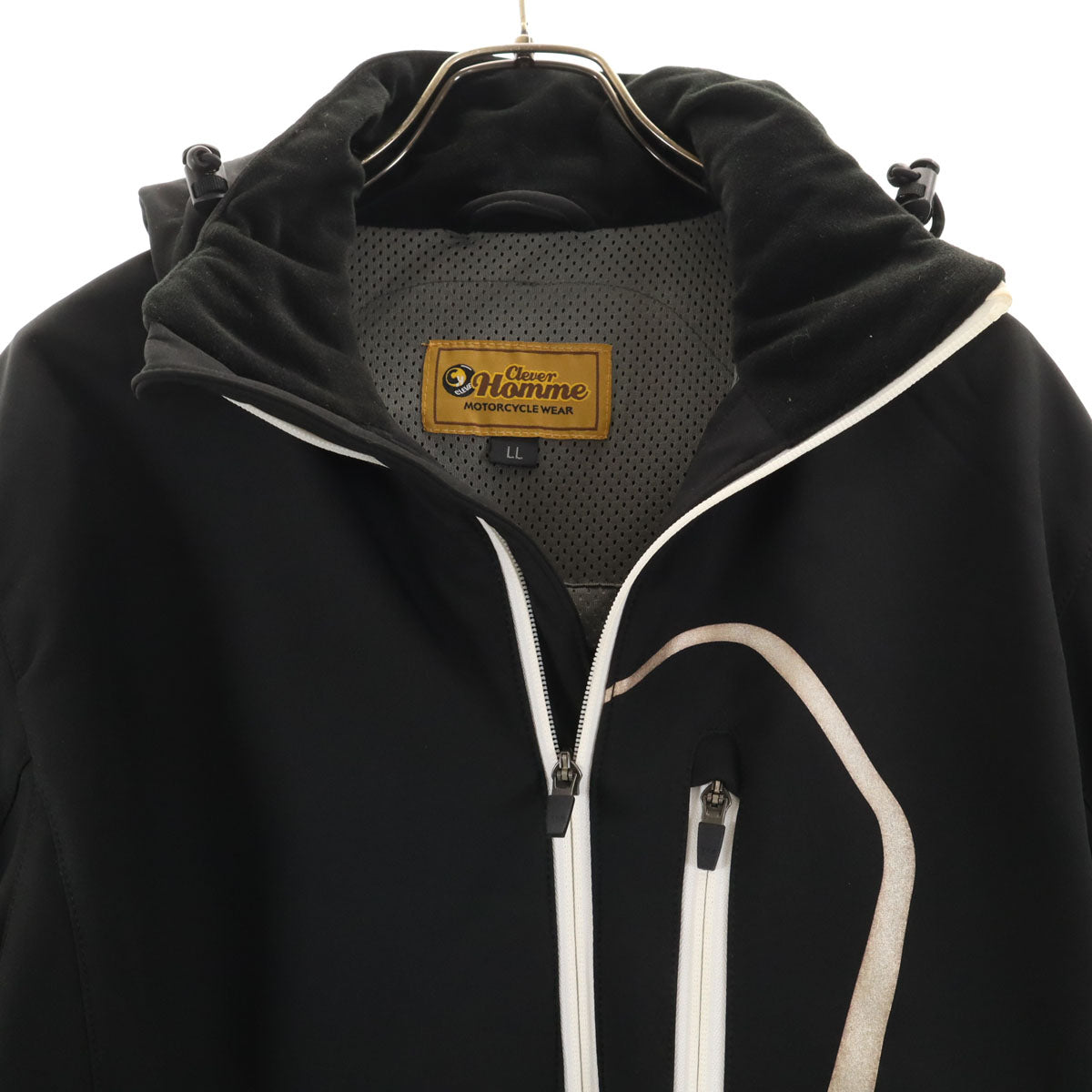 CLEVER HOMME クレバーオム バイク ジャケット LL ブラック系 メンズ