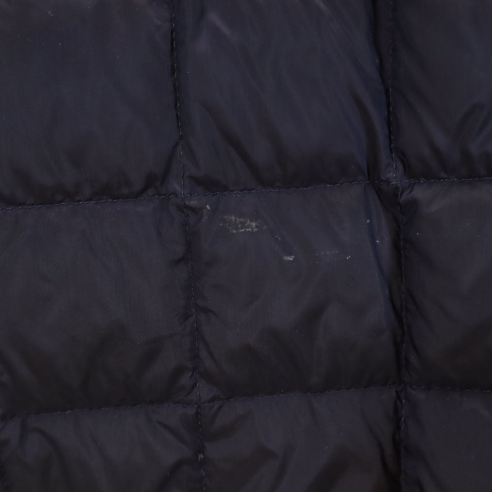 TAION タイオン ニット切替 ダウンジャケット M ネイビー レディース