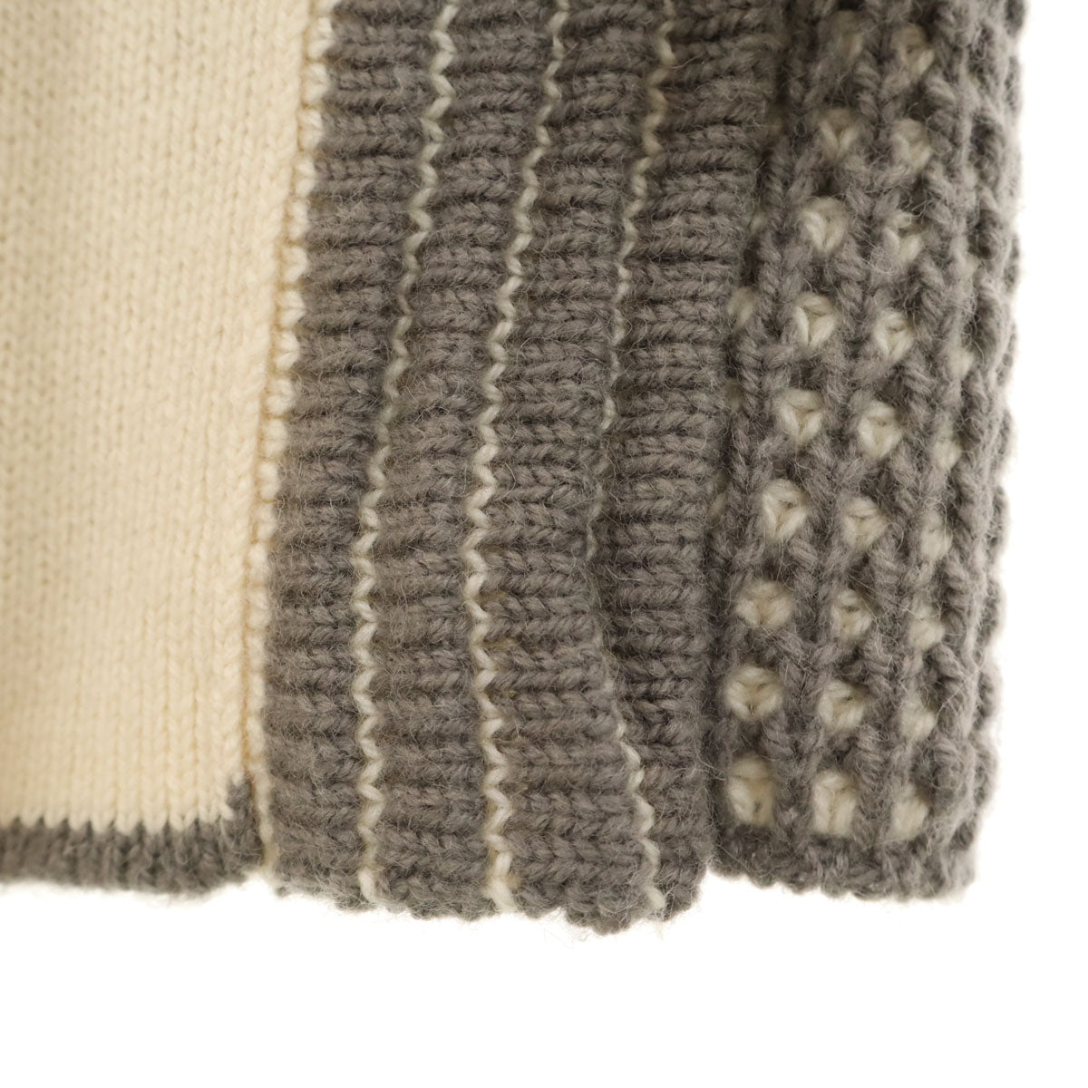 PALLAS Original パラスオリジナル 70s 80s ヴィンテージ 長袖 ニットカーディガン L クリーム系 レディース