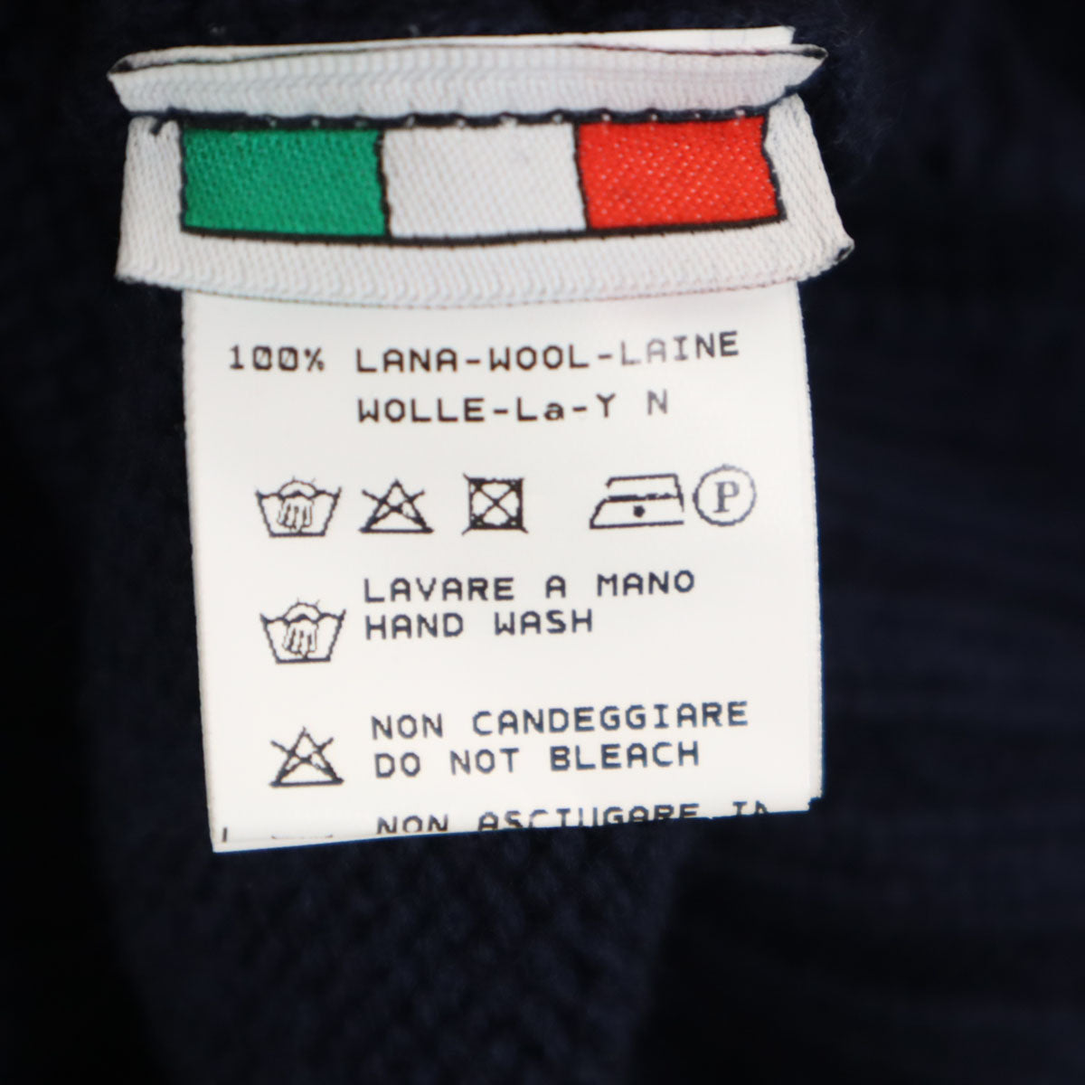 BAFY バフィー イタリア製 長袖 セーター 48 ネイビー ニット メンズ