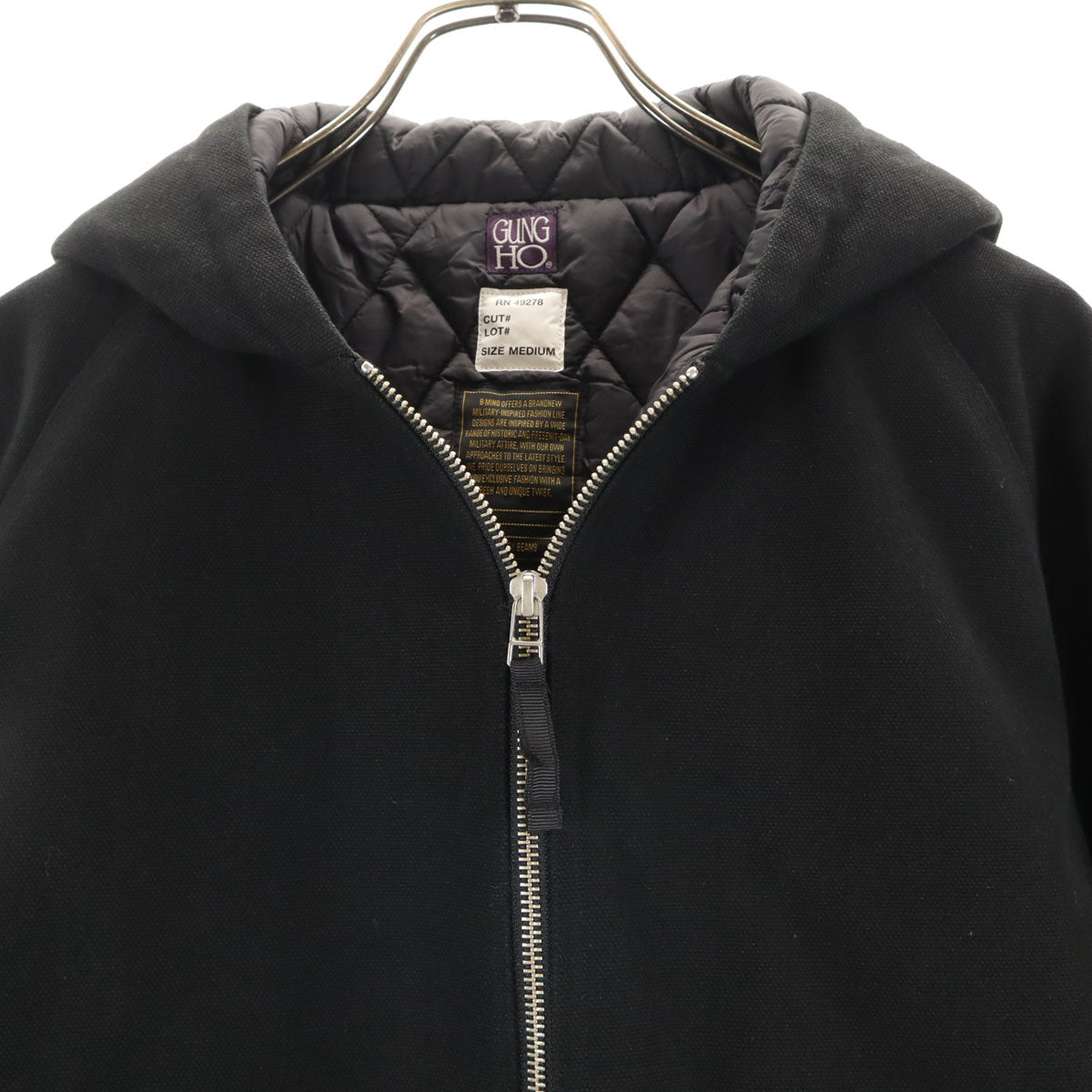 GUNG HO ガンホー B:MING by BEAMS ビーミングバイビームス別注 アクティブ 中綿ジャケット M ブラック ワーク メンズ