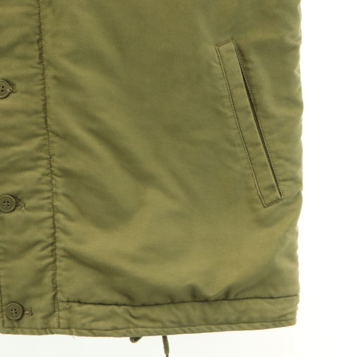 WAIPER ワイパー NAVY DEPARTMENT N-1 デッキ ジャケット 44 オリーブ 裏ボア メンズ