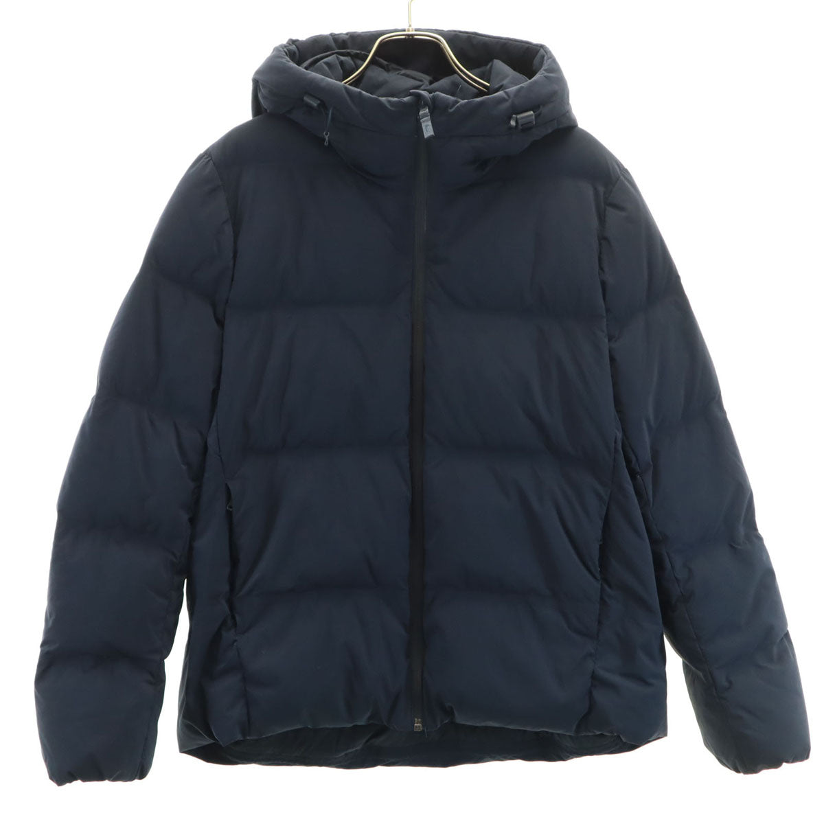UNIQLO ユニクロ シームレス ダウンパーカー L ネイビー レディース