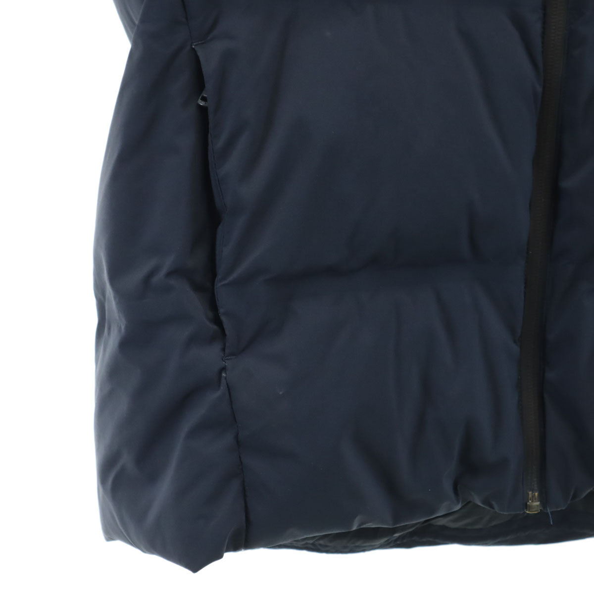 UNIQLO ユニクロ シームレス ダウンパーカー L ネイビー レディース