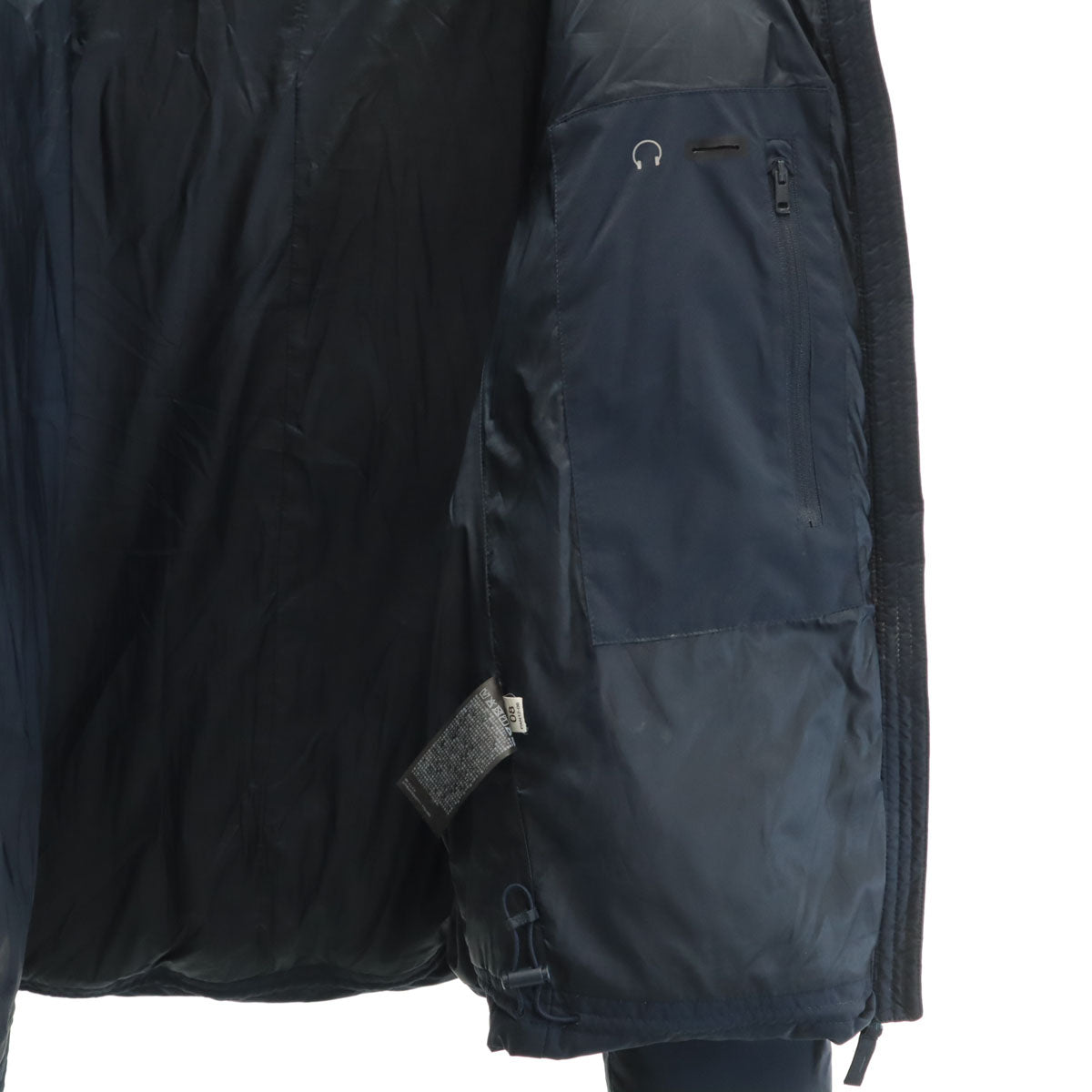 UNIQLO ユニクロ シームレス ダウンパーカー L ネイビー レディース