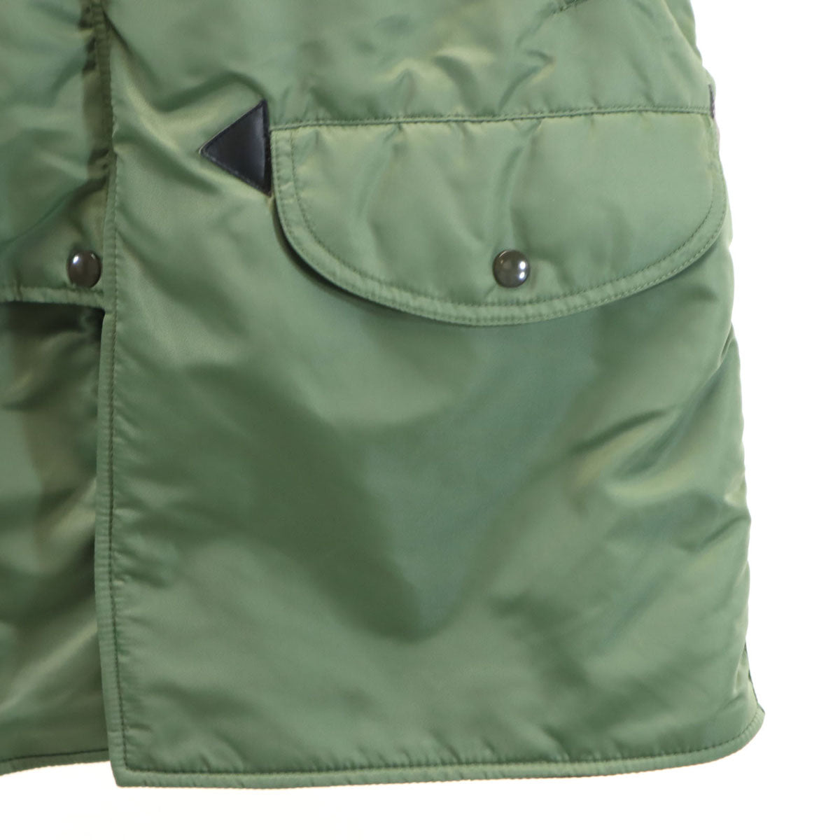 未使用 AVIREX アヴィレックス N-3B フライトジャケット S オリーブ 中綿 ラクーンファー付き メンズ