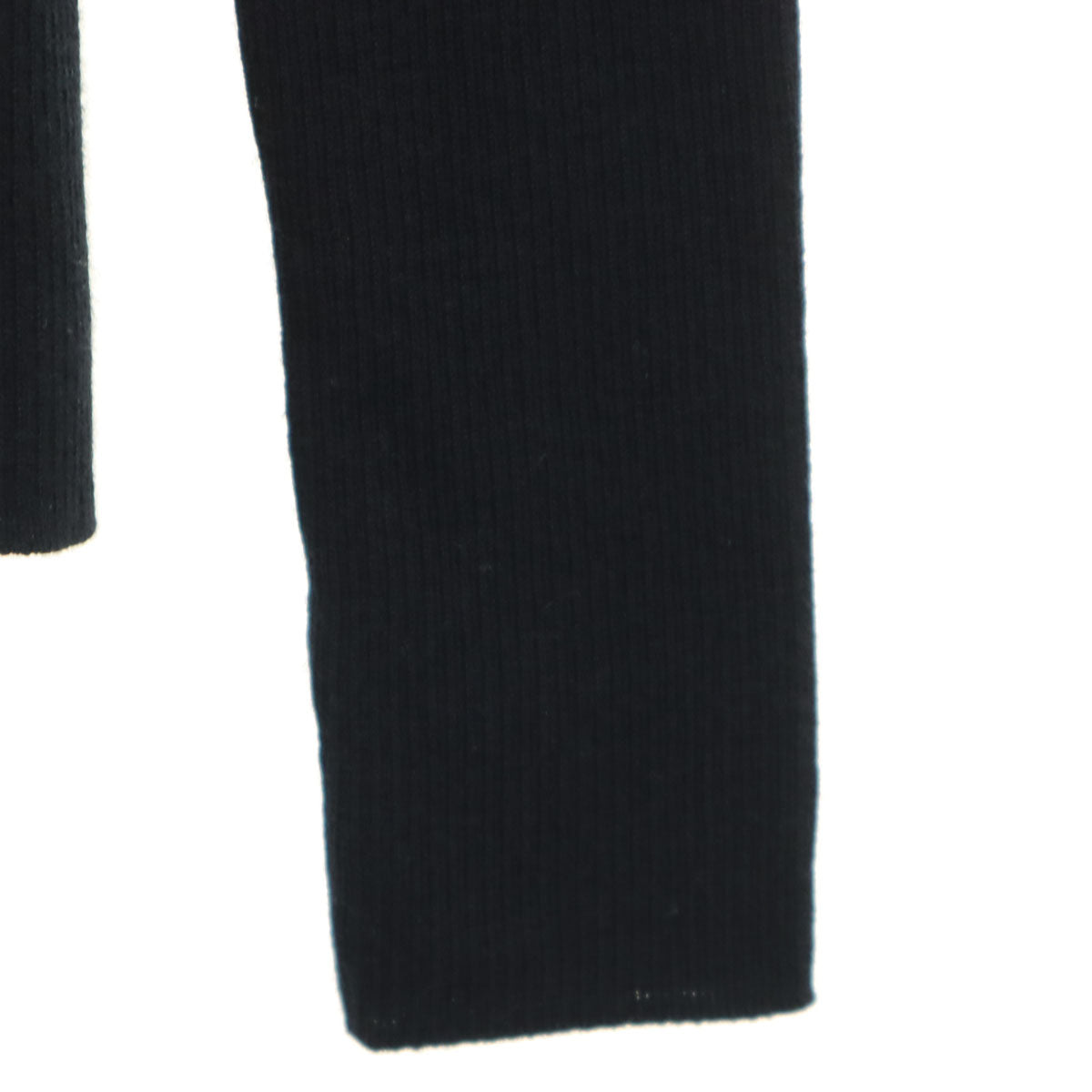 未使用 ENFOLD エンフォルド 長袖 ハイネックリブニット セーター 38 ブラック レディース