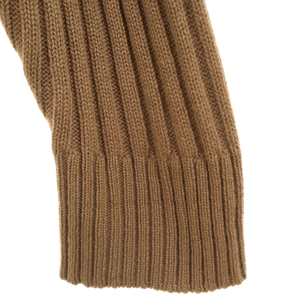 美品 MARCO ZANINI マルコザニーニ イタリア製 長袖 ニットカーディガン 48 ベージュ メンズ