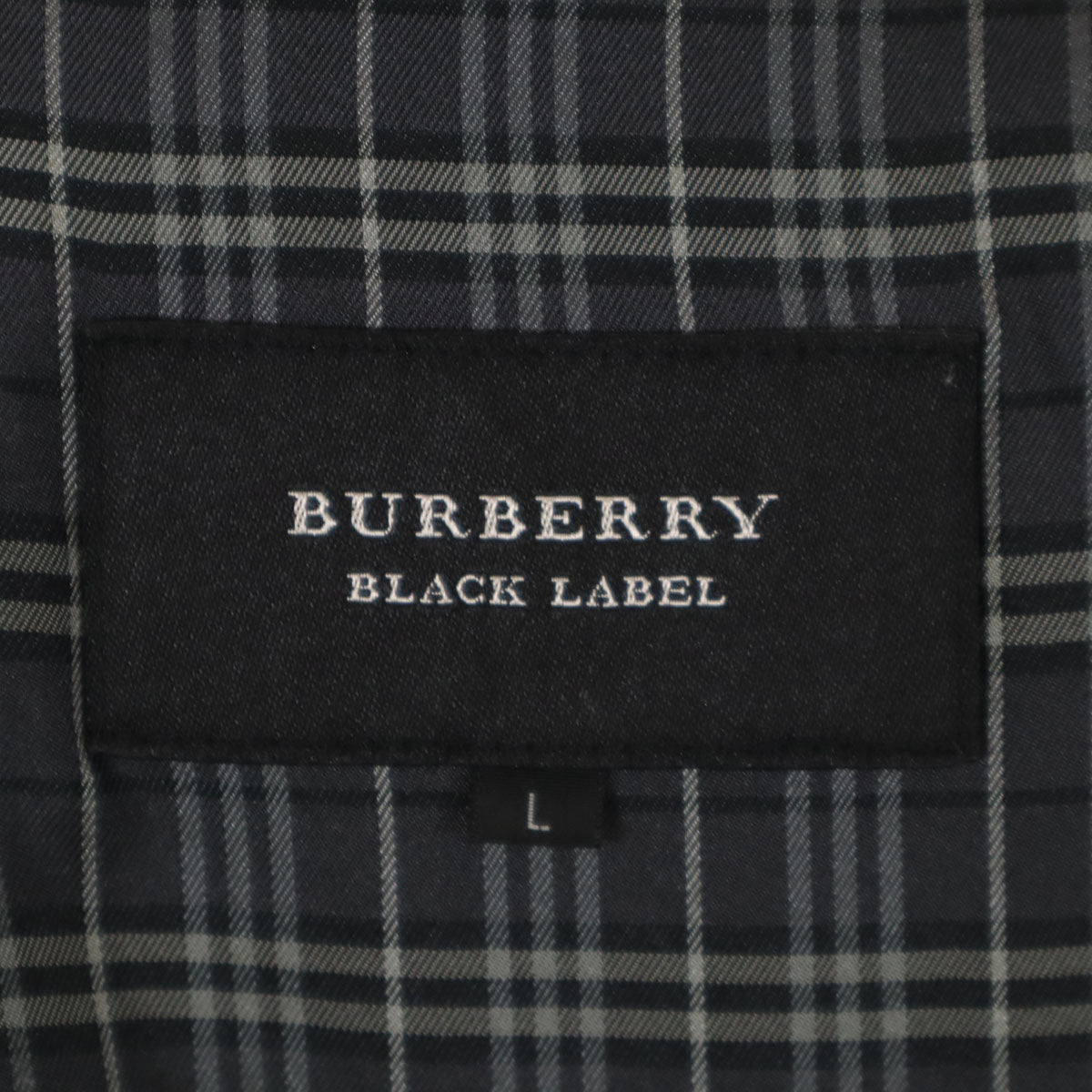 BURBERRY BLACK LABEL バーバリーブラックレーベル ダウンコート L ブラック レディース