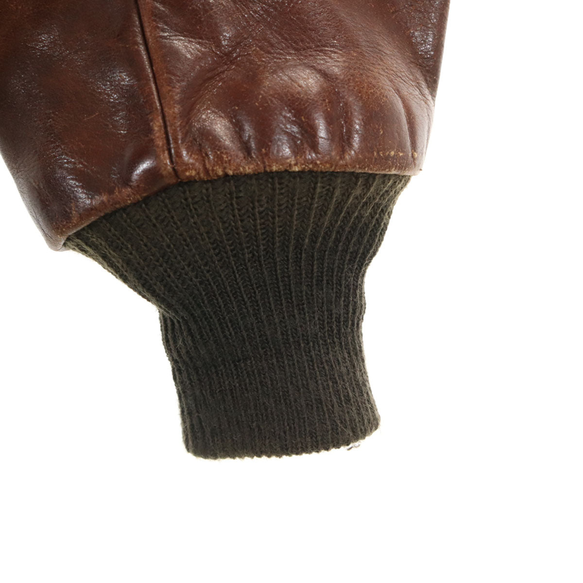 schott ショット 80s USA製 134SM ヴィンテージ A-2 レザー フライトジャケット 42 ブラウン ライナー付き メンズ