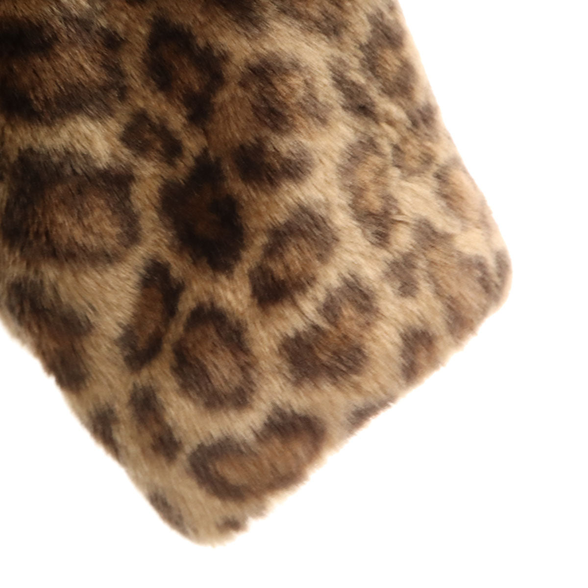 未使用 PINK HOUSE ピンクハウス レオパード フェイクファー 中綿ジャケット M ブラウン ヒョウ柄 レディース