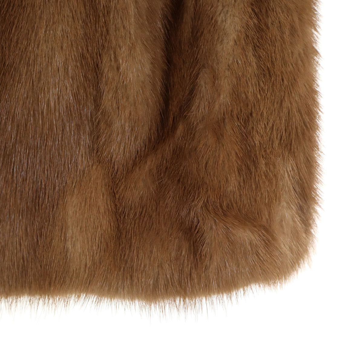 美品 SAGA MINK サガミンク 毛皮コート F ブラウン レディース