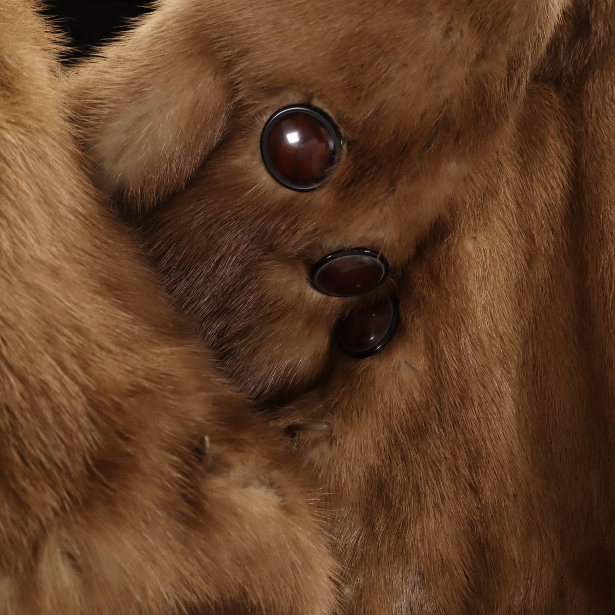 美品 SAGA MINK サガミンク 毛皮コート F ブラウン レディース