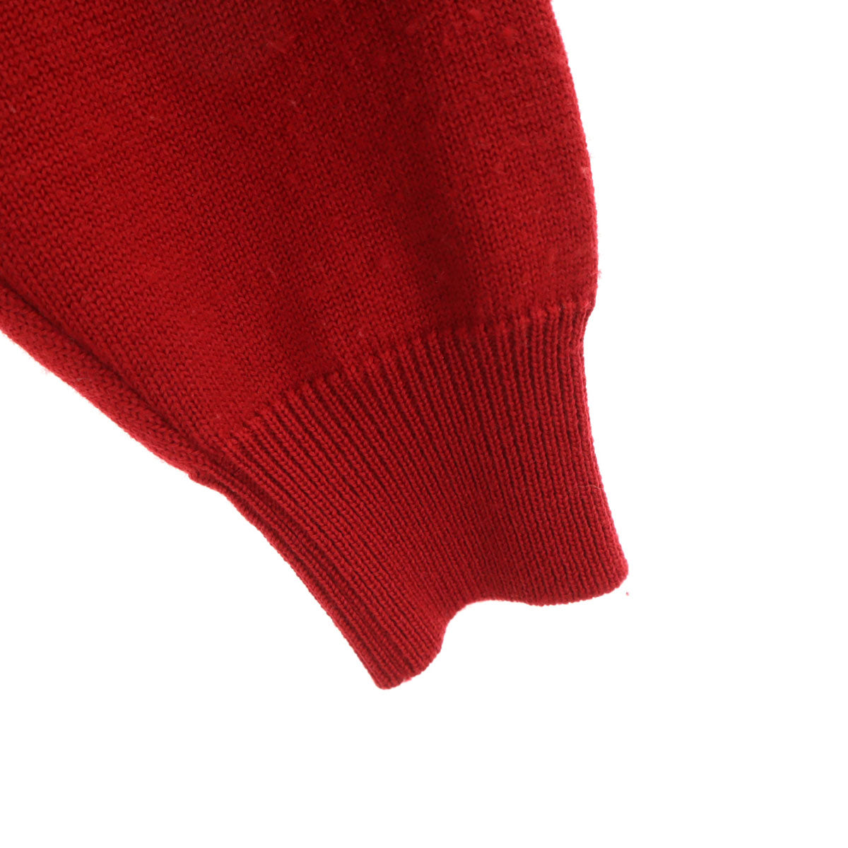 PINK HOUSE ピンクハウス ウール 長袖 ニットカーディガン レッド レディース