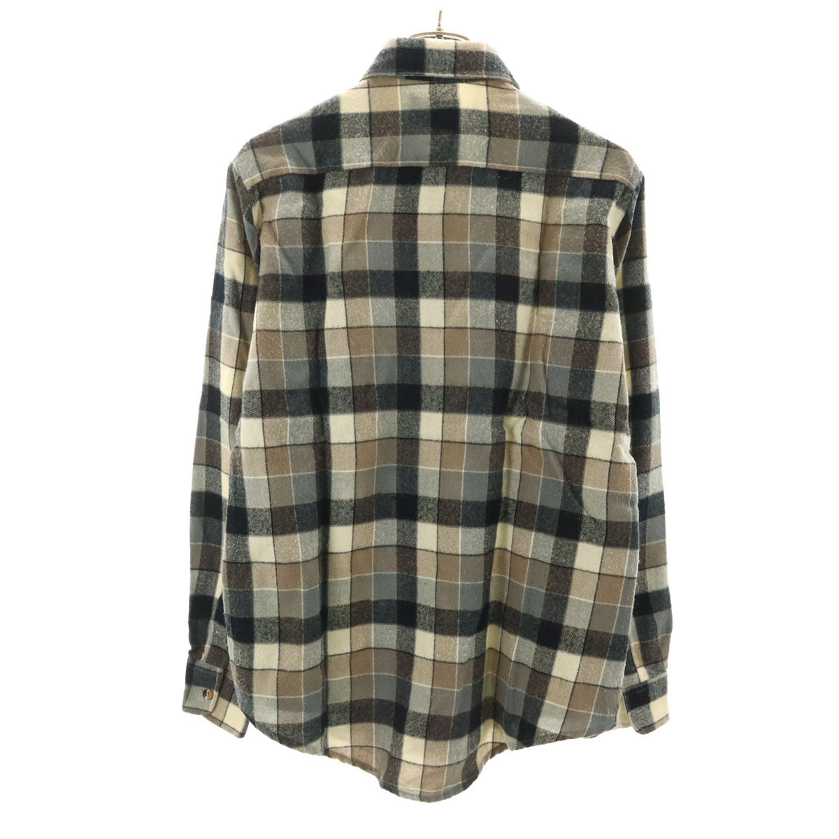 COUNTRY Squire byBlock 80s ヴィンテージ チェック 長袖 シャツ グレー系 メンズ