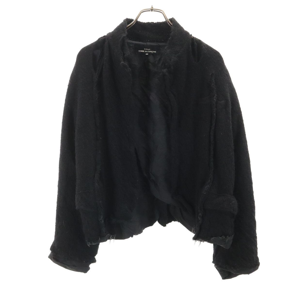 tricot COMME des GARCONS トリココムデギャルソン 00s 2007年 日本製 ウールジャケット M ブラック レディース